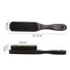 Beaupretty 3pcs Pig Bristle Beard Cleaning Brush Men Beard Brush Styling Bristles and Hair Styling view 2