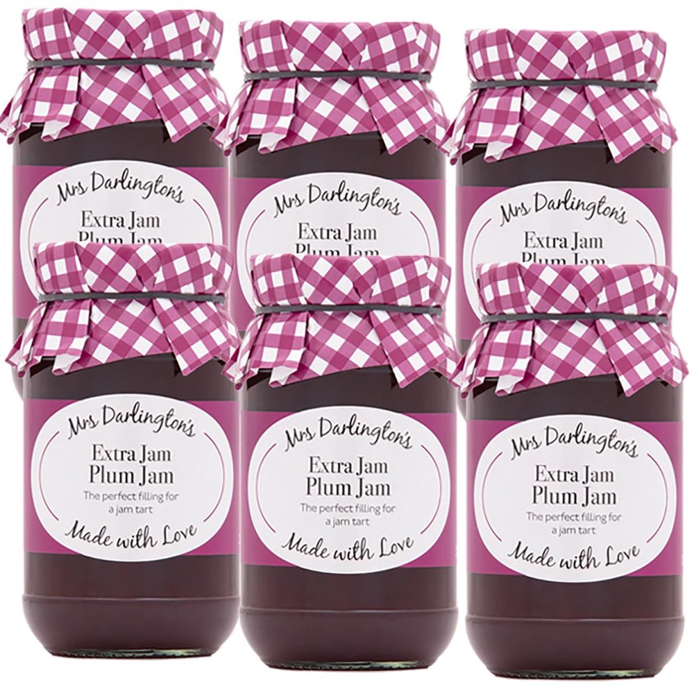 Mrs Darlington's Plum Jam - 340g - Pack of 6
