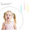 Beavorty 3pcs Cartoon Hippo Toothbrush Boy Girl Toothbrush Set Soft Bristle Deep Clean Brush view 2