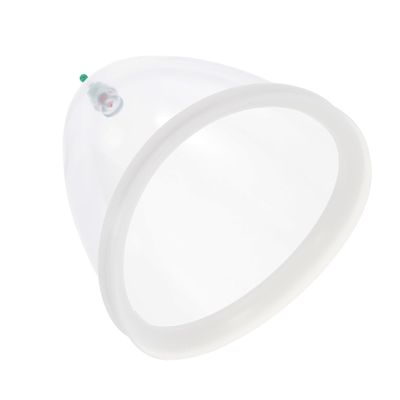 FRCOLOR Large Vacuum Cupping Device for Back and Abdomen, Single Negative Pressure Massage Cup, Body Cupping Therapy Tool for Home Use and Pain Relief