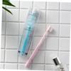 Beavorty Ultra Soft Toothbrush 2pcs Set Nano Fine Bristles for Gums Care, Long Handle Toothbrush in Blue and Pink, Daily Oral Cleaning Tool Suitable for Pregnant Women and Postpartum Use view 4