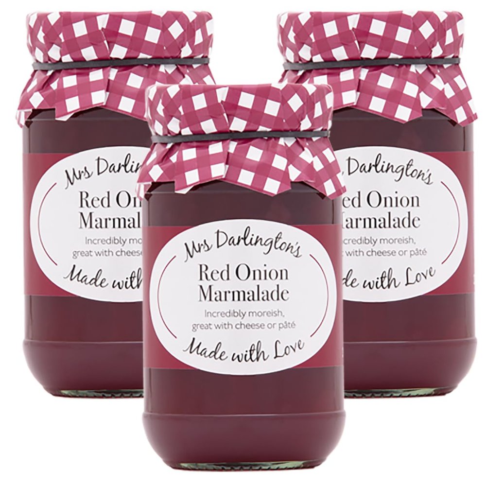 FreshCart Basics Mrs Darlington's Red Onion Marmalade - 312g - Pack of 3