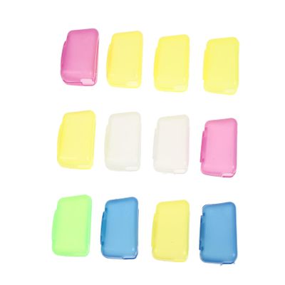 Beavorty 12pcs Travel Toothbrush Head Covers Dustproof Silicone Brush Holder for Electric Toothbrushes for Home Travel Use