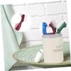 Beavorty Cleaning Brush False Teeth Brushes 3Pcs Stiff Hair Long Handle Reusable Firm Grip for Care view 3