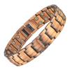 Willis Judd Mens Copper Magnetic Bracelet  Double Strength Magnetic Bracelets for Men  Adjustable Length with Sizing Tool -style 4 view 1