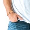 Willis Judd Mens Copper Magnetic Bracelet  Double Strength Magnetic Bracelets for Men  Adjustable Length with Sizing Tool -style 4 view 2