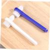 Beavorty 4pcs Double Head Brush Set, Dual Sided False Teeth Cleaning Toothbrush Soft Bristles for Oral Hygiene, Suitable for Denture Care and False Teeth Maintenance view 2