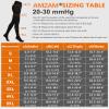 AMZAM Compression Pantyhose for Women & Men, Closed Toe, Opaque, Firm Support 20-30mmHg Graduated Compression Stockings, Help Relieve Swelling Edema Varicose Veins, Nursing, Beige XL view 2