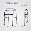 Walkers for Seniors Elderly Crutches Walker Rehabilitation Training Equipment Light Multi-Function Walker Adjustable Mobility Aid for Handicap,C Star of Light view 3