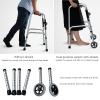 Walkers for Seniors Elderly Crutches Walker Rehabilitation Training Equipment Light Multi-Function Walker Adjustable Mobility Aid for Handicap,C Star of Light view 4