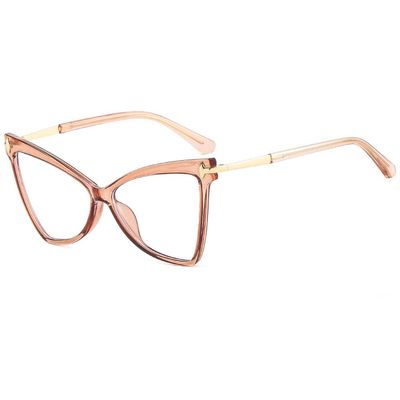 FUQINQINGOZ Anti Glare Reading Glasses Blue Light Blocking Oversized Computer Readers Lightweight Flat Light Mirror Eyewear (Color : Gradient-tea, Size : +250)