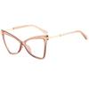 FUQINQINGOZ Anti Glare Reading Glasses Blue Light Blocking Oversized Computer Readers Lightweight Flat Light Mirror Eyewear (Color : Gradient-tea, Size : +250) view 1