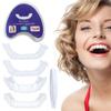 Dazzluxe False Teeth, 4 Pairs Clip in Veneers Teeth, Instant Perfect Smile Teeth Veneers Set with Tweezers, Temporary Cosmetic Fake Teeth, Comfort Fit Dentures for Cover Bad Teeth view 1