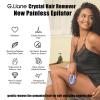 G.Liane Crystal Hair Eraser,Upgraded Painless Crystal Hair Remover,Effective Nano Glass Hair Removal Device and Skin Exfoliation,Body Epilator for Women and Men(Royal Blue) view 3