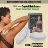 G.Liane Crystal Hair Eraser,Upgraded Painless Crystal Hair Remover,Effective Nano Glass Hair Removal Device and Skin Exfoliation,Body Epilator for Women and Men(Silver) view 2