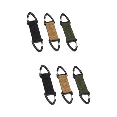 FRCOLOR 6pcs Elegant Hook Double-Sided Buckle for Rucksack Straps Glasses Ear Hooks Extender