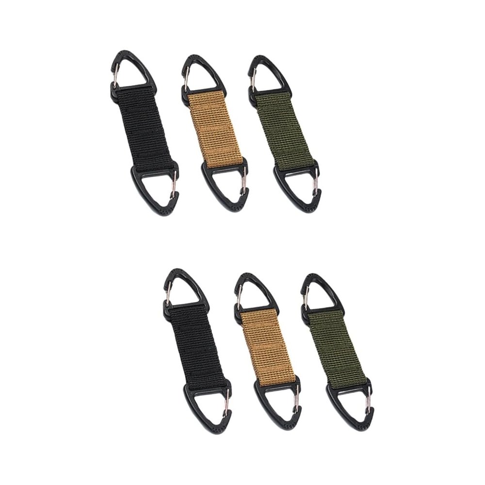 FRCOLOR 6pcs Elegant Hook Double-Sided Buckle for Rucksack Straps Glasses Ear Hooks Extender