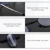 2 Pairs Folding Reading Glasses 2.0+ Foldable Magnify Compact Small Portable Blue Light Blocking Reader Pocket Size Presbyopic Glasses Lightweight with Travel Case for Men and Women Black (2.0+) view 3