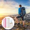 BORFUE Toothbrush Case Multi-Function Portable Toothbrush Cover Toothpaste Storage Container for Travel Camping Business School Trip Home (Pink) view 4