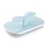 3-In-1 Newest Cleaning Sponge Brush with Comfortable Ergonomic Handle Grip Bathroom Cleaning Brush All Purpose Scrub Sponge Brush for Kitchen Bathroom Bathtube Toilet Wall Floor (Light Blue) view 4