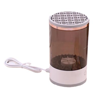 Yfenglhiry Rechargeable Cleaning Brush Washer Cleaning Brush Machine Convenient Makeup Brush Cleaner Plastic Material For Brush Makeup Brush Washing Machine