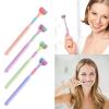 3 PCS Three Sided Toothbrush, 3 Sided Auti-sm Toothbrush, Sensory Toothbrush A-utism Kids, Triple Angle Toothbrush, 3 Sided A-utismi-ng Toothbrush Creative Travel Toothbrush for Teeth Care Gum Care view 3