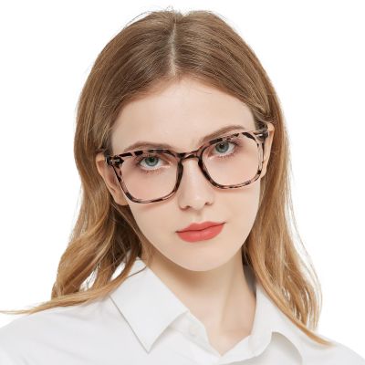 OCCI CHIARI Large Reading Glasses for Women 2.25 Fashion Readers Glasses Spring Hinge Glasses (Grey Tortoiseshell, 225)