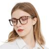 OCCI CHIARI Large Reading Glasses for Women 2.25 Fashion Readers Glasses Spring Hinge Glasses (Grey Tortoiseshell, 225) view 2