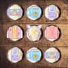 Gaming Cupcake Toppers, Edible Gamer Girl Cake Decorations #2, Edible Video Game Party Decorations, Pink Gaming Controller Cake Toppers, Cute Game Console Cupcake Toppers, Purple Switch (Precut, 24) view 3