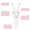Electric Threading Epilator Hair Remover USB Charging Cable, Thorough Hair Removal, Facial Hair Removal Thread Epilator Hair Removal for Smooth Skin (Pink) view 4