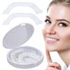 Dazzluxe Temporary Whitening Teeth Veneers, 2 Pairs Comfort Cosmetic Upper and Lower Fake Teeth Braces, Instant Dentures Veneers Smile False Teeth, One Size Fits Most People view 1