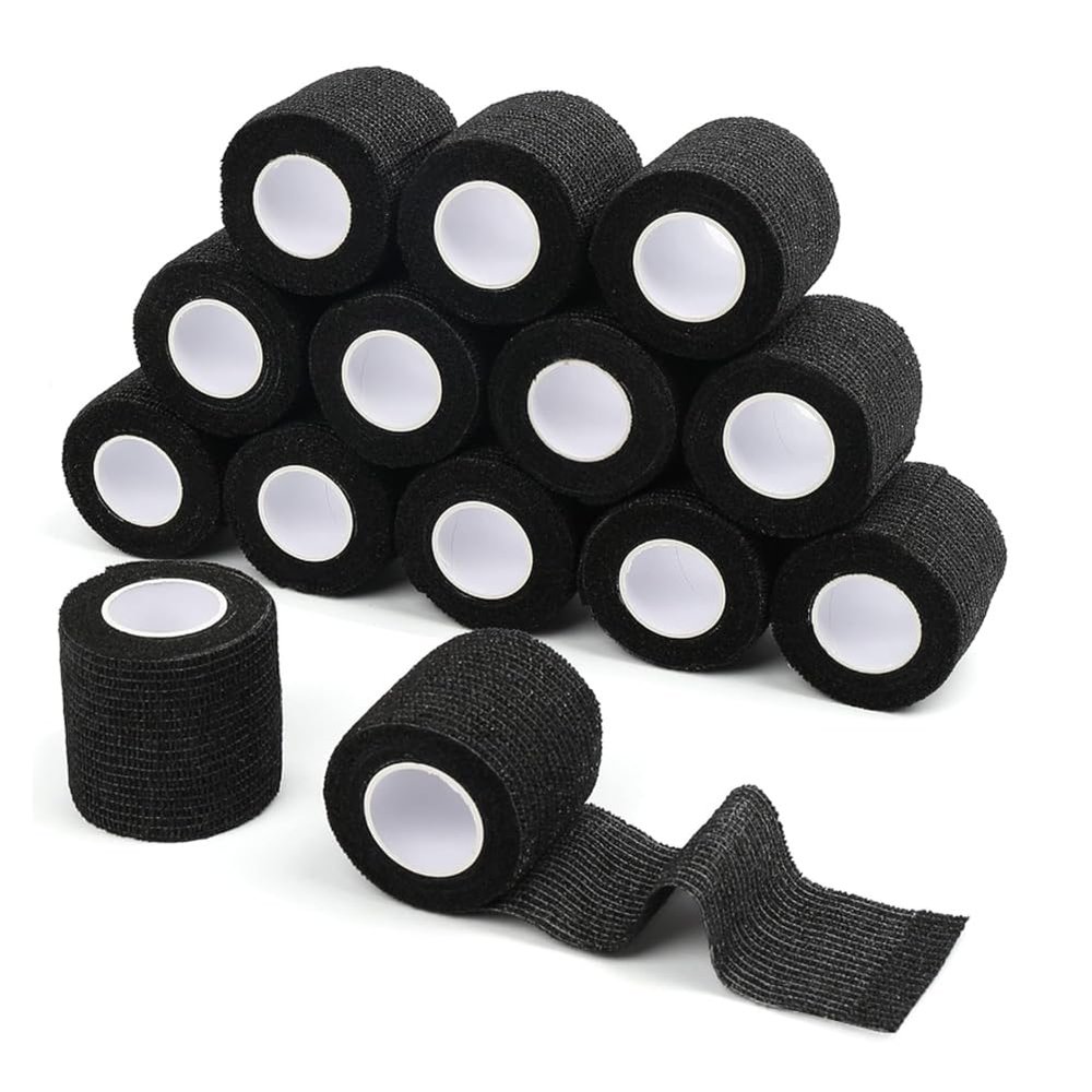 14Pcs Adhesive Bandage Wrap Breathable Cohesive Tape, Non Woven FirstAid Tape for Ankle Sprains & Swelling Durable Easy Install Easy to Use