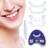 Dazzluxe 2 Pairs Upper & Lower Teeth Veneers, Instant Whitening Veneers Teeth Comfort Fit, Adjustable Temporary Fake Teeth for Missing Teeth Cosmetic Snap on Quick Fit Dentures view 1