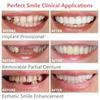 Dazzluxe 2 Pairs Upper & Lower Teeth Veneers, Instant Whitening Veneers Teeth Comfort Fit, Adjustable Temporary Fake Teeth for Missing Teeth Cosmetic Snap on Quick Fit Dentures view 3