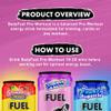 Applied Nutrition BodyFuel Pre Workout Energy Drink | Sugar Free, 200mg Caffeine, 1000mg Beta Alanine, 2000mg Citrulline, Vitamin B12 & B3 | (Pack of 12 Cans x 330ml) (Cosmic Candy) view 4