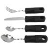 Weighted Silverware for Parkinsons Patients Arthritic Aid Hand Tremor Spoon Fork Knife Adaptive Utensil Set view 1