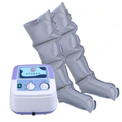 4 Chambers Air Compression Leg Massager or Waist, Arm, Leg Wraps Foot Ankles Calf Massage Machine Leg Massager for Circulation Pain Relax
