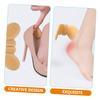 minkissy 3sets Silicone High Heel Inserts Adhesive Heel Cushions Butterfly Pattern Liners Comfortable Pad for Shoes 4pairs*3 view 3