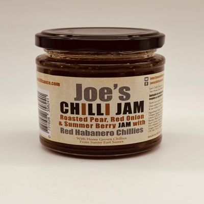 Joe's Chilli Sauce Co Chilli Jam: with Roasted Pear, Red Onion & Summer Berry
