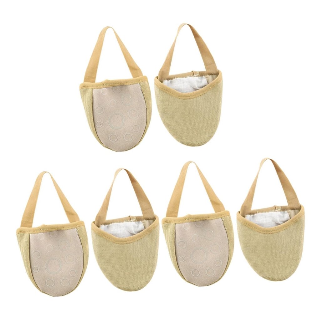 minkissy 3 Pairs Non-Slip Dance Paws Pad Breathable Forefoot Pads Half Palm Socks Comfortable Dance Trainers Lightweight Shoes