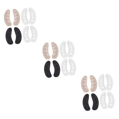 minkissy 3sets Insoles for High Heels Comfortable Heel Pads Breathable Reusable Lifts for Shoes 4pairs*3