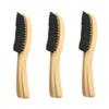Beaupretty 3pcs Handle Beard Brush Practical Beard Cleaning Brush for Home Barber Shop Salon Accessory view 1