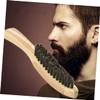 Beaupretty 3pcs Handle Beard Brush Practical Beard Cleaning Brush for Home Barber Shop Salon Accessory view 2