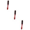 Beaupretty 3pcs Solid Wood Beard Brush Natural Bristles for Men Styling and Cleaning for Daily Grooming Routine view 1