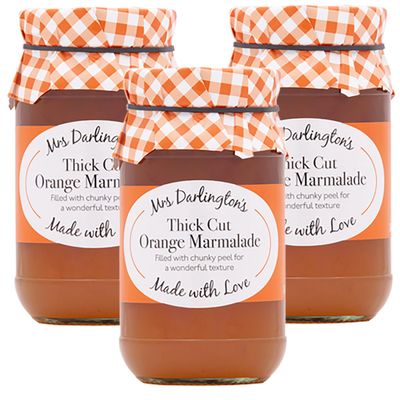Mrs Darlington's Thick Cut Orange Marmalade - 340g - Pack of 3