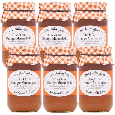Mrs Darlington's Thick Cut Orange Marmalade - 340g - Pack of 6