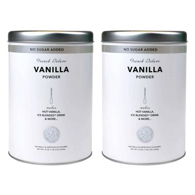 Coffee Bean & Tea Leaf 2 x Vanilla Cream (No Added Sugar) for Coffee, Latte, Smoothies, Drinks, Baking, 500ml