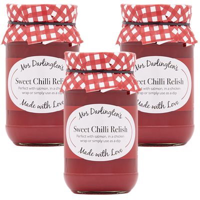 Mrs Darlington's Sweet Chilli Relish - 330g - Pack of 3