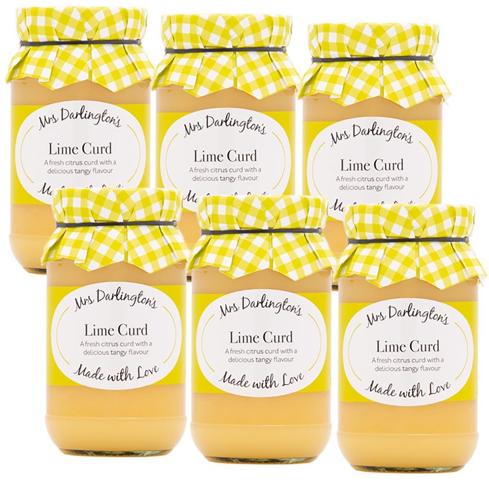 Generic Mrs Darlington's Lime Curd - 320g - Pack of 6