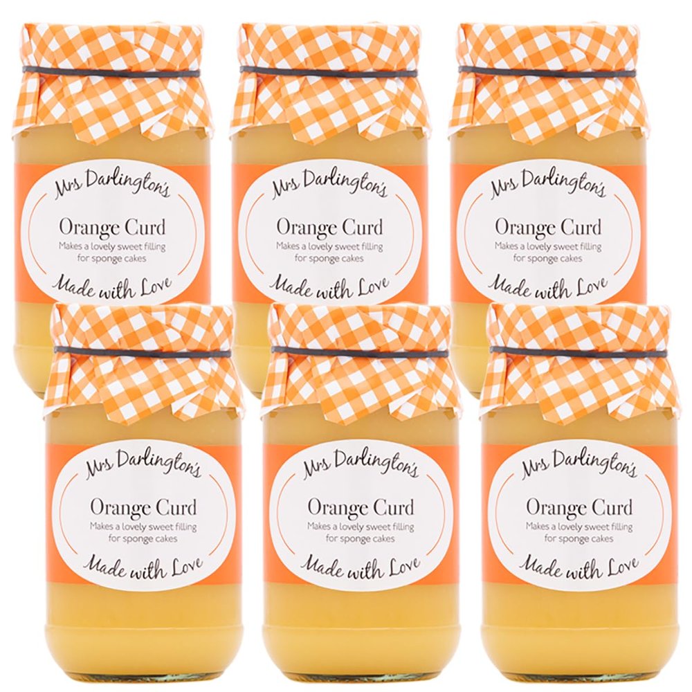 FreshCart Basics Mrs Darlington's Orange Curd - 320g - Pack of 6